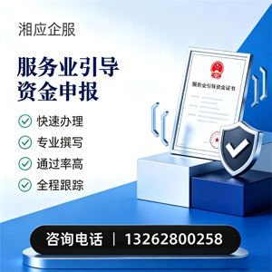 龙岩服务业引导资金申报服务