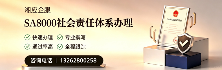 龙岩SA8000社会责任体系认证服务