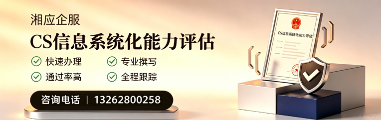 龙岩CS信息系统化能力评估申报服务
